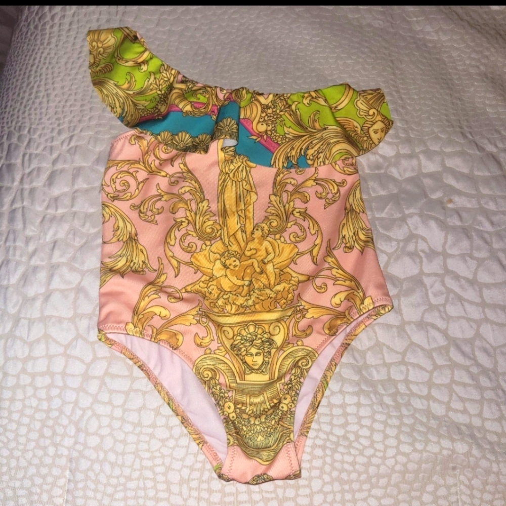 Authentic Versace swimsuit toddler 4/4t